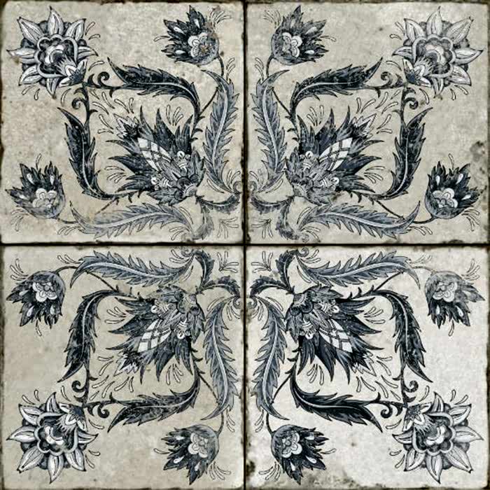 45*45 IVY BLUE Rustik Seramik