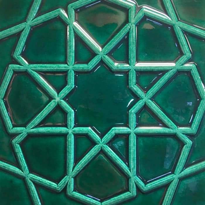 20x20 cm Rölyef Yıldız Seramik Karo