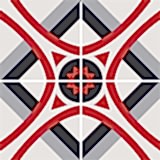 4470 20x20 Desenli Seramik Karosu