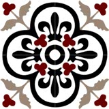 4030-20x20 Desenli Seramik Karosu