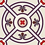 4640 20x20 Desenli Seramik Karosu