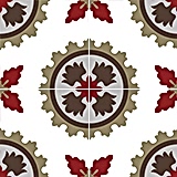 4220-20x20 Desenli Seramik Karosu