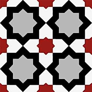 4100-20x20 Desenli Seramik Karosu