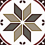 4240-20x20 Desenli Seramik Karosu