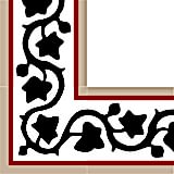 4800 20x20 Desenli Seramik Bordür Karo