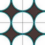 4340-20x20 Desenli Seramik Karosu