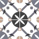 4580 20x20 Desenli Seramik Karosu