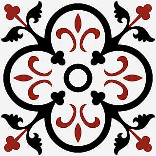 4010-20x20 Desenli Seramik Karosu