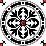 4210-20x20 Desenli Seramik Karosu