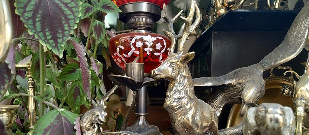 el yapımı pirinç eşya obje aydınlatma avize